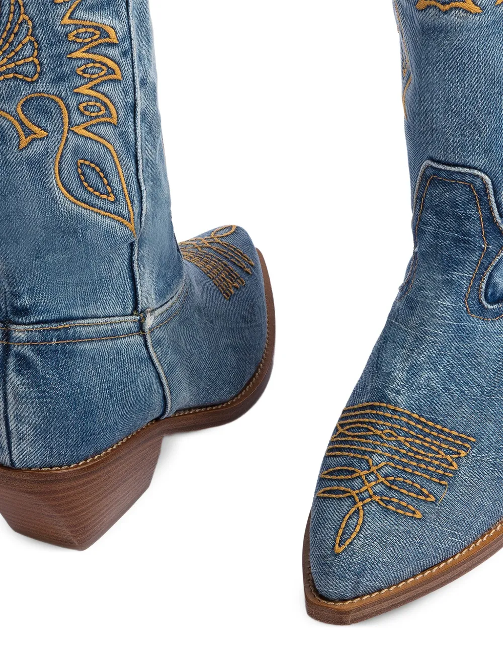 Le Silla 60mm Christine boots Blue