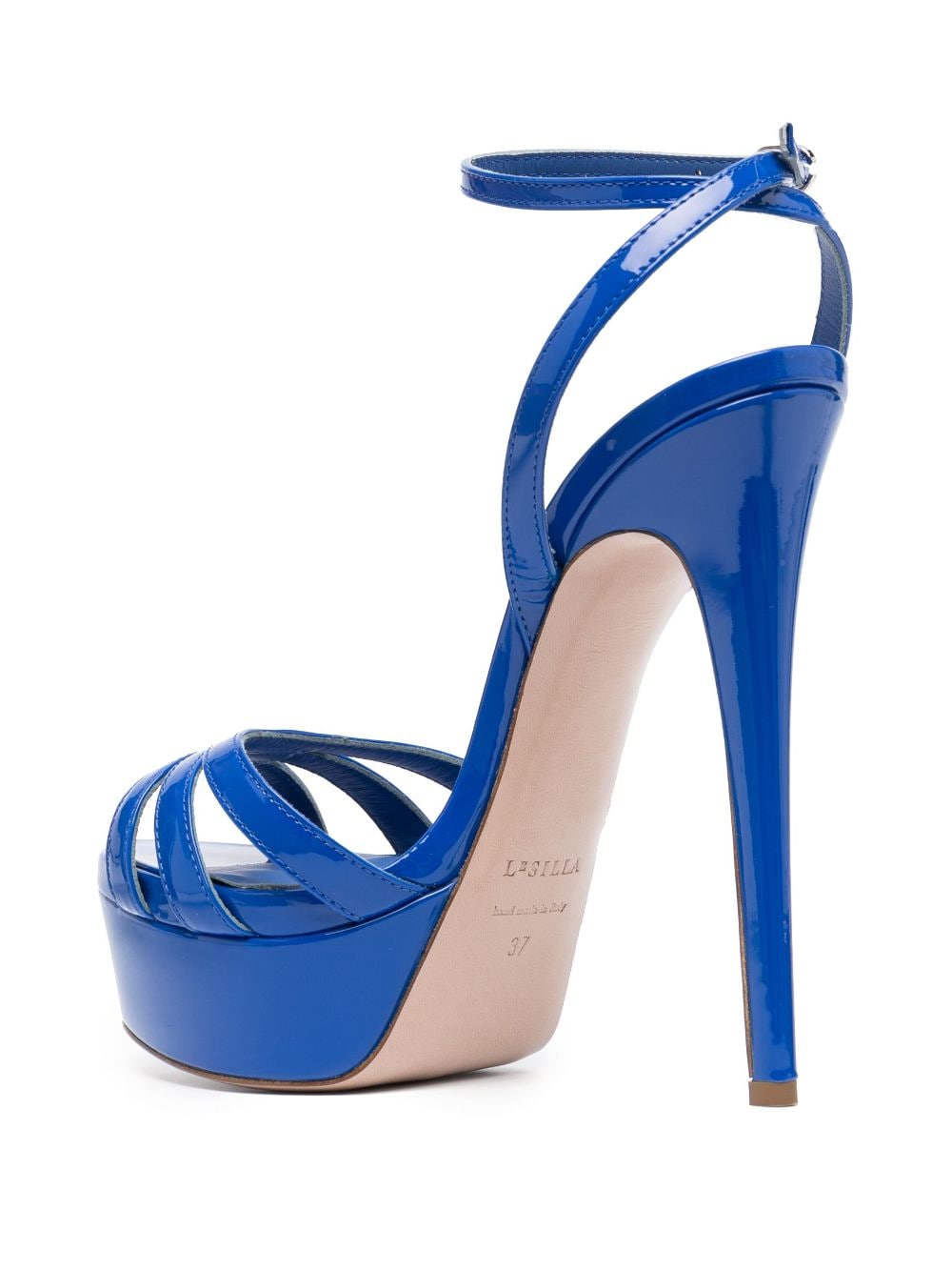 Shop Le Silla Lola 140mm Sandals In Blau