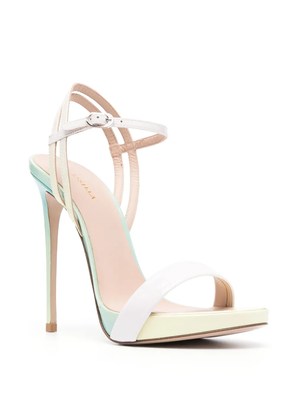 Le Silla Gwen lakleren sandalen - Groen