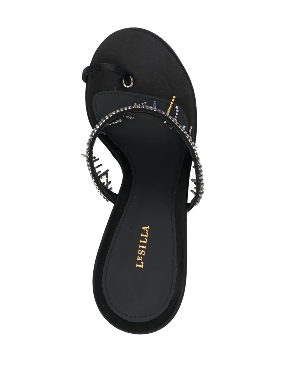 Cheap Le Silla Jewels 95mm satin sandals Women