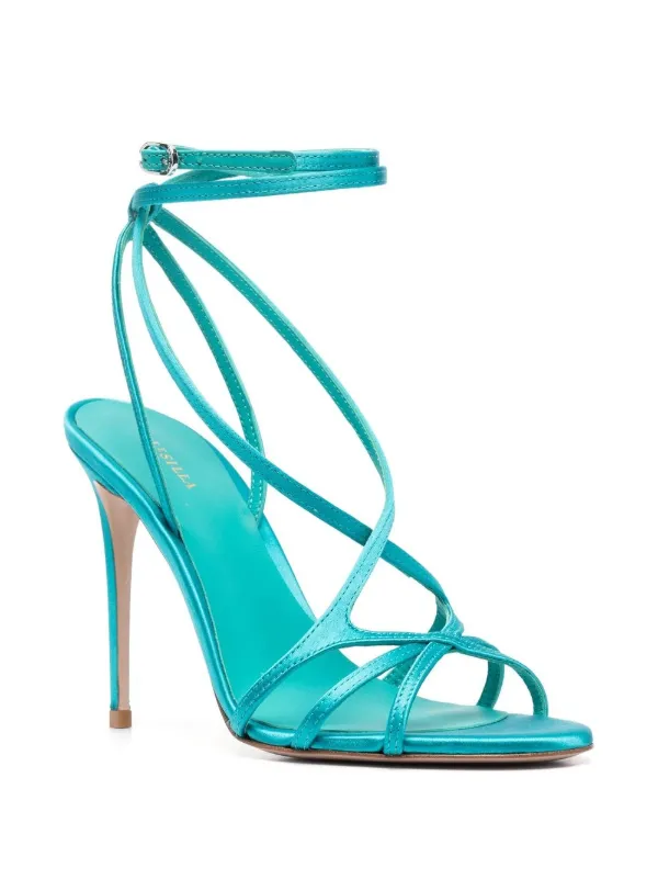 Blue strappy sandals online