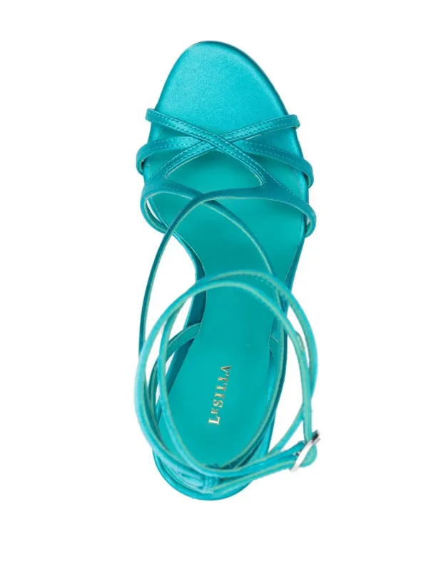 Turquoise shop strappy sandals