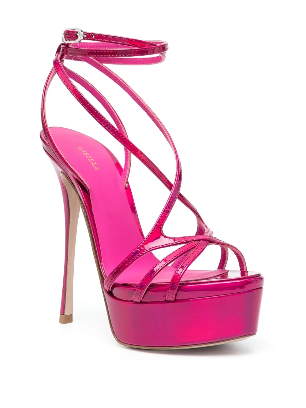 Shop Le Silla Open-toe Platform Sandals In Pink