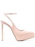 Le Silla Uma 130mm patent-leather platform pumps - Pink