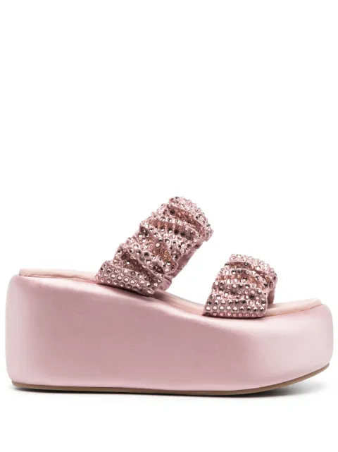 Cheap Le Silla Aiko 80mm satin sandals Women