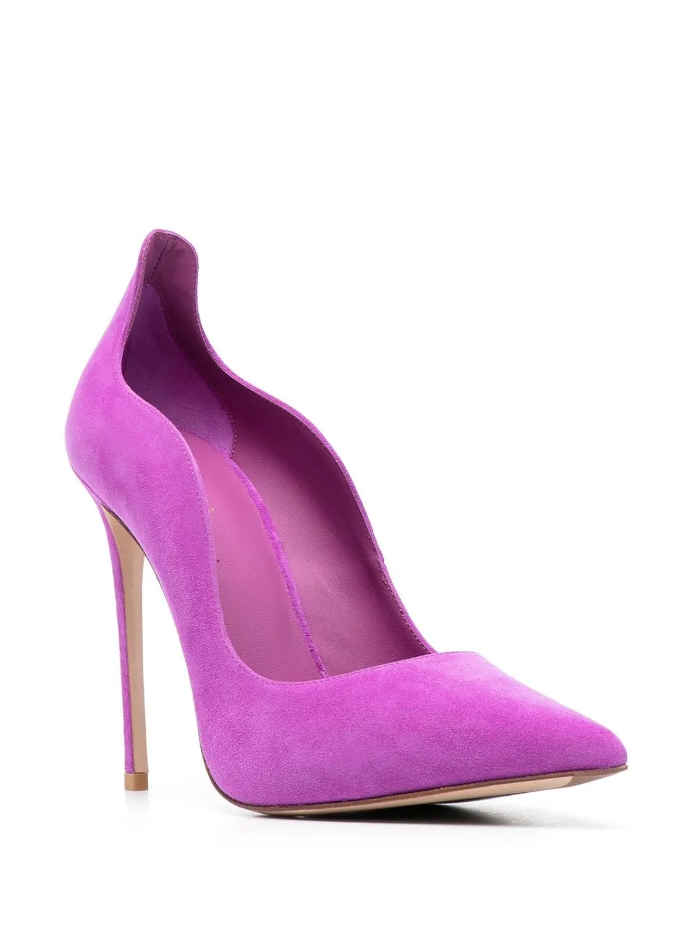 Shop Le Silla Ivy 110mm Suede Pumps In Purple