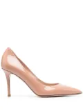 Le Silla Eva 90mm patent leather pumps - Neutrals