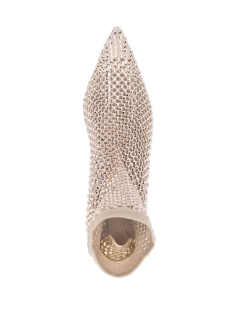 Le Silla Gilda 120mm crystal-embellished pumps 2113R100R8PPSTM907 - 3