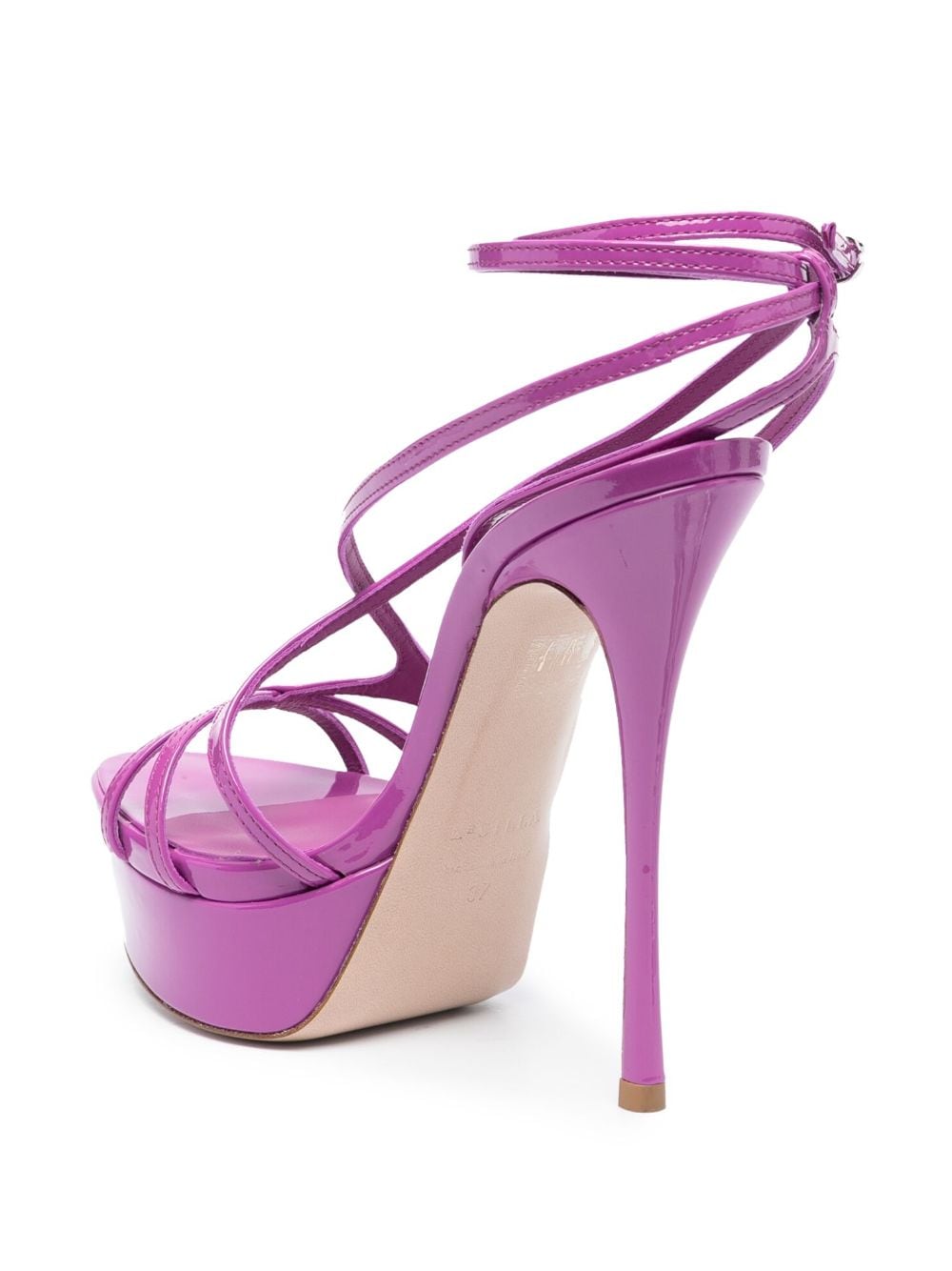 Shop Le Silla Belen 145mm Open-toe Sandals In Purple