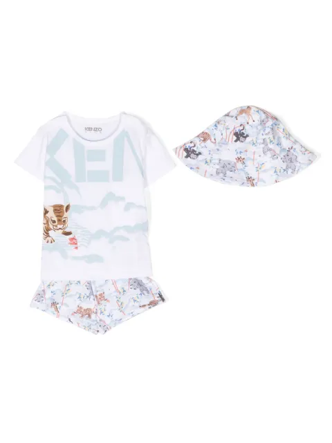 Kenzo Kids graphic-print tracksuit set