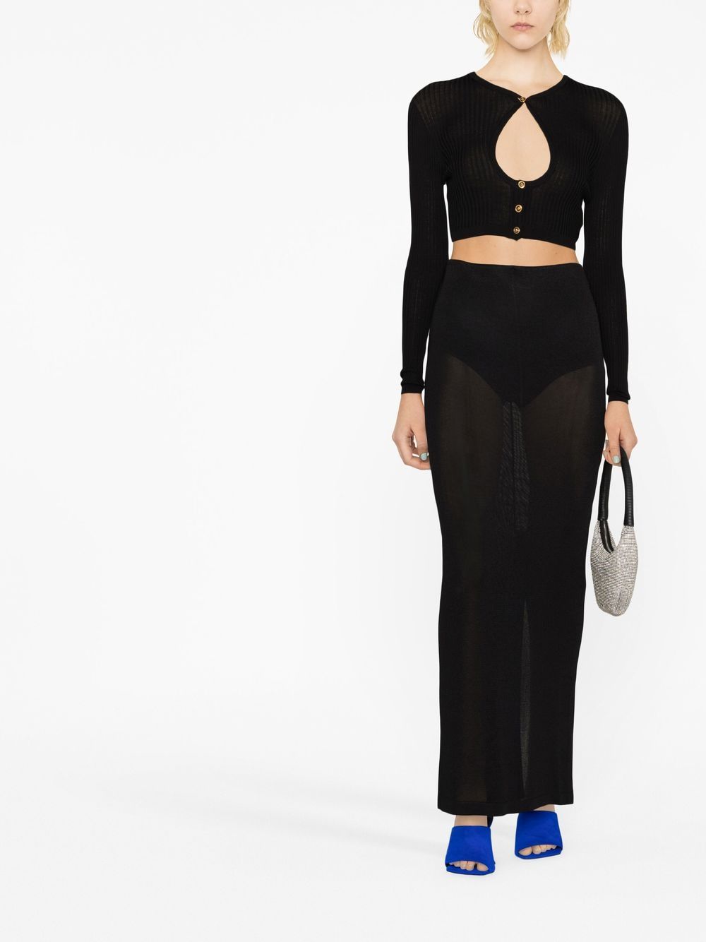 Shop Tom Ford Elasticated-waist Maxi Skirt In Black