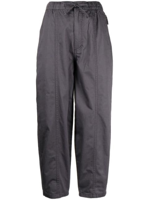 izzue tapered-leg cropped trousers 