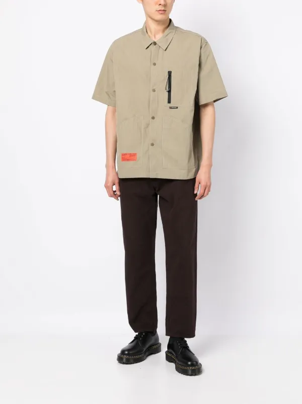 Izzue Chest zip-pocket Shirt - Farfetch