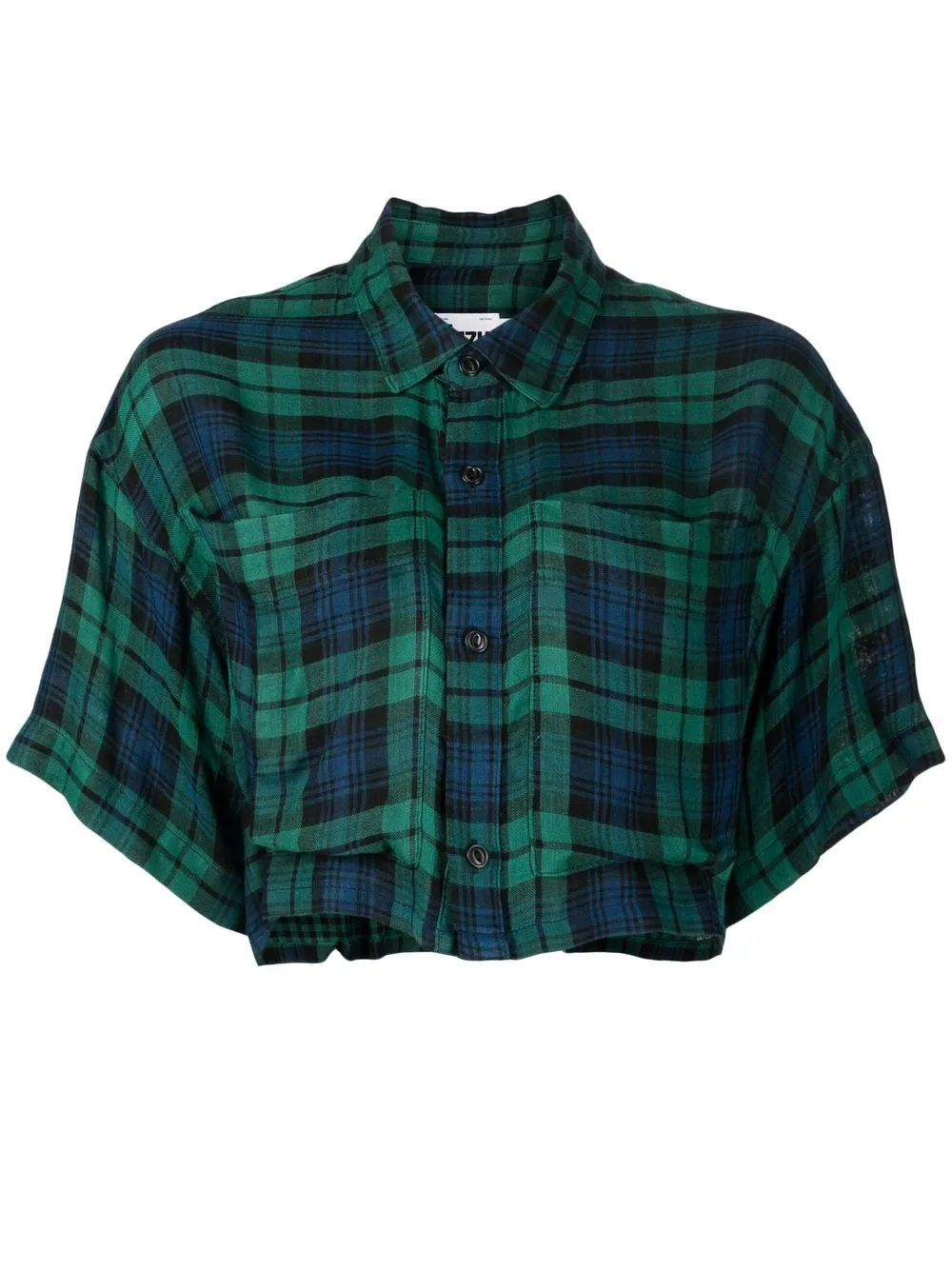 

izzue check-print shirt - Red