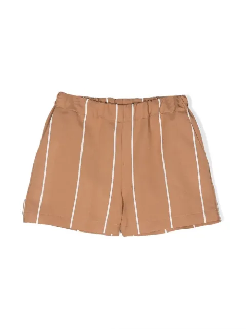 Douuod Kids striped straight-leg shorts