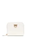 PINKO Love Birds leather wallet - White