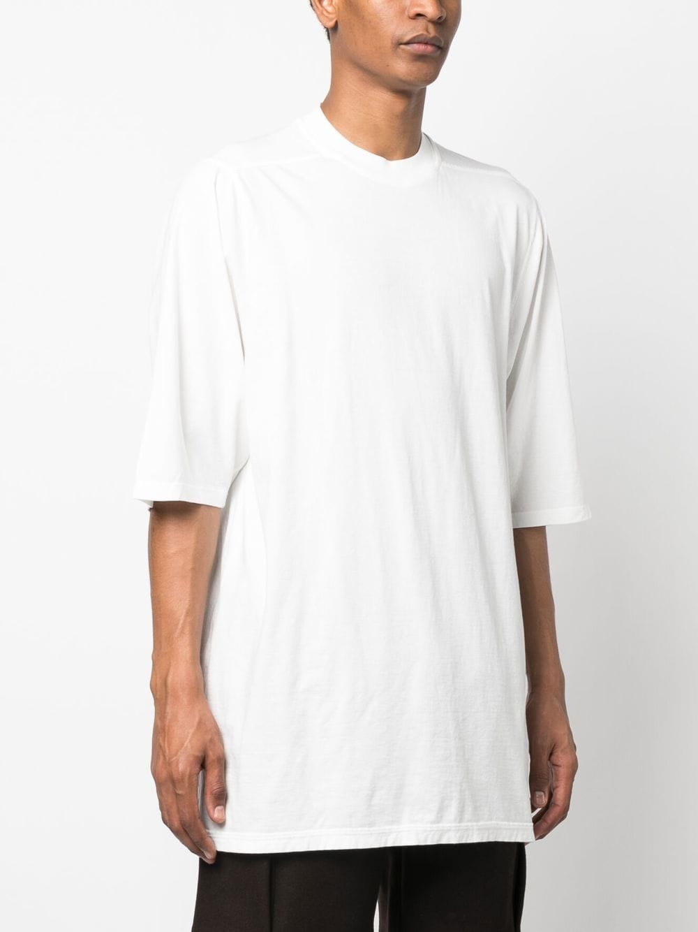 Shop Rick Owens Drkshdw Oversized Cotton T-shirt In Weiss