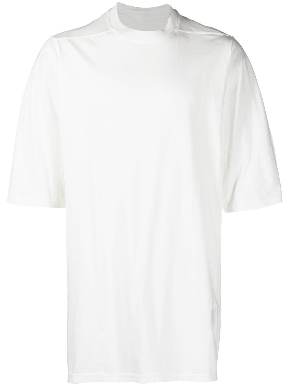 Shop Rick Owens Drkshdw Oversized Cotton T-shirt In Weiss