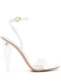 Gianvito Rossi Odyssey 120mm trasnparent sandals - White