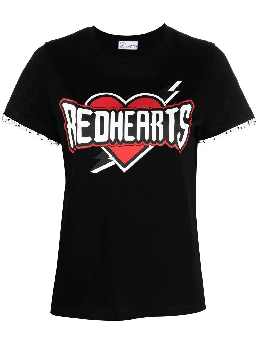 

RED Valentino playera Redheart - Negro