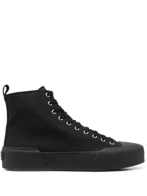 Jil Sander 帆布高帮运动鞋