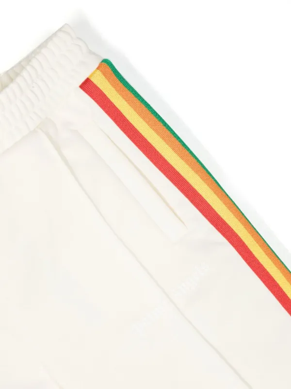 Palm angels white discount rainbow track pants