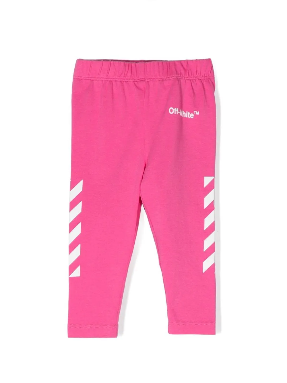 Off-White Kids Leggings con stampa - Rosa