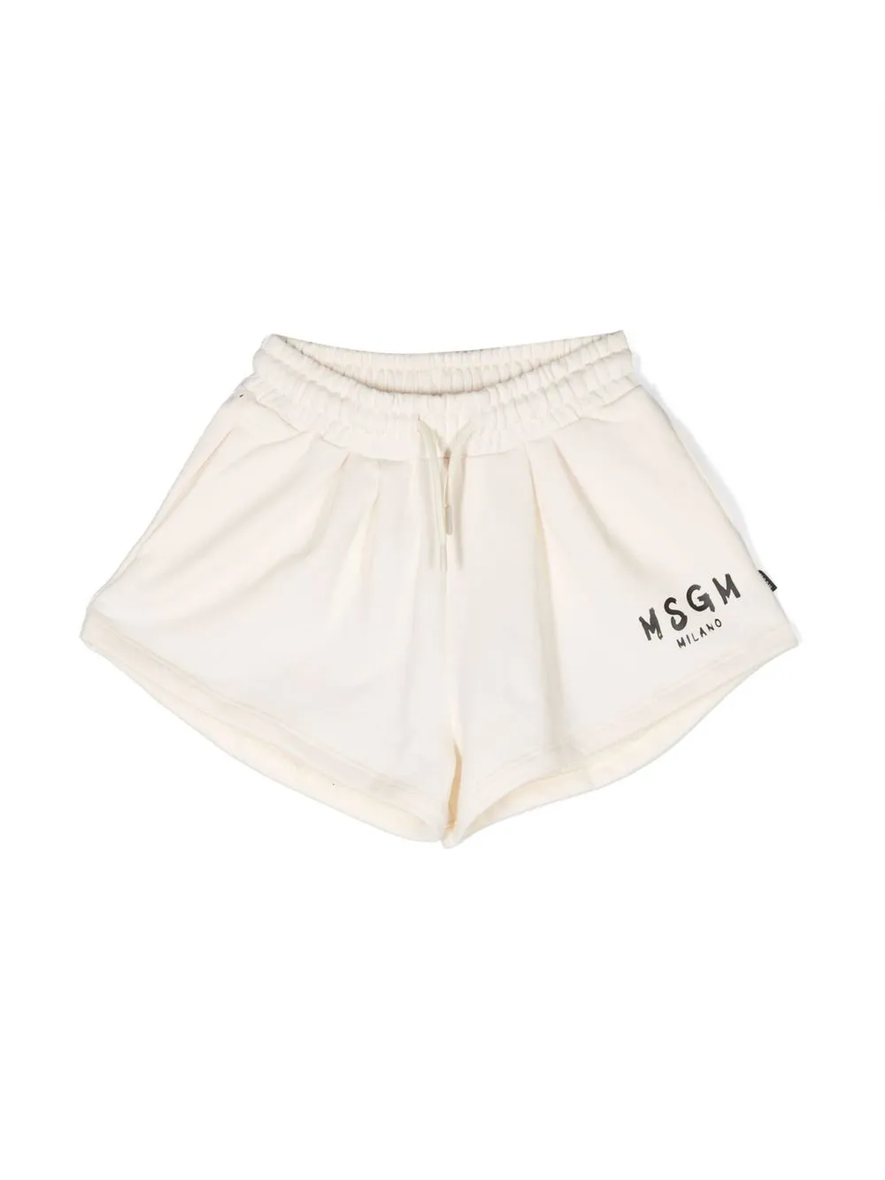 

MSGM Kids shorts con logo estampado - Neutro