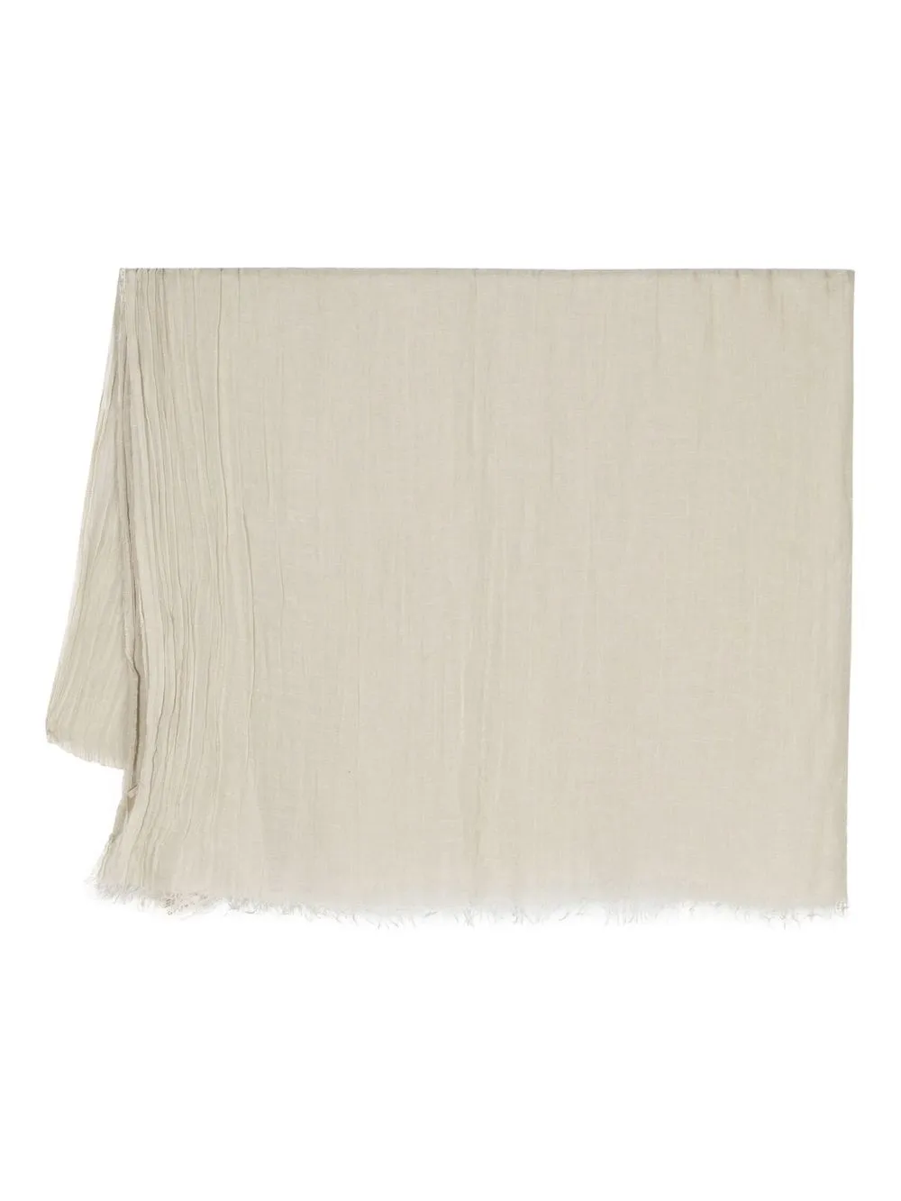 

Rick Owens frayed-edge hem scarf - Neutrals