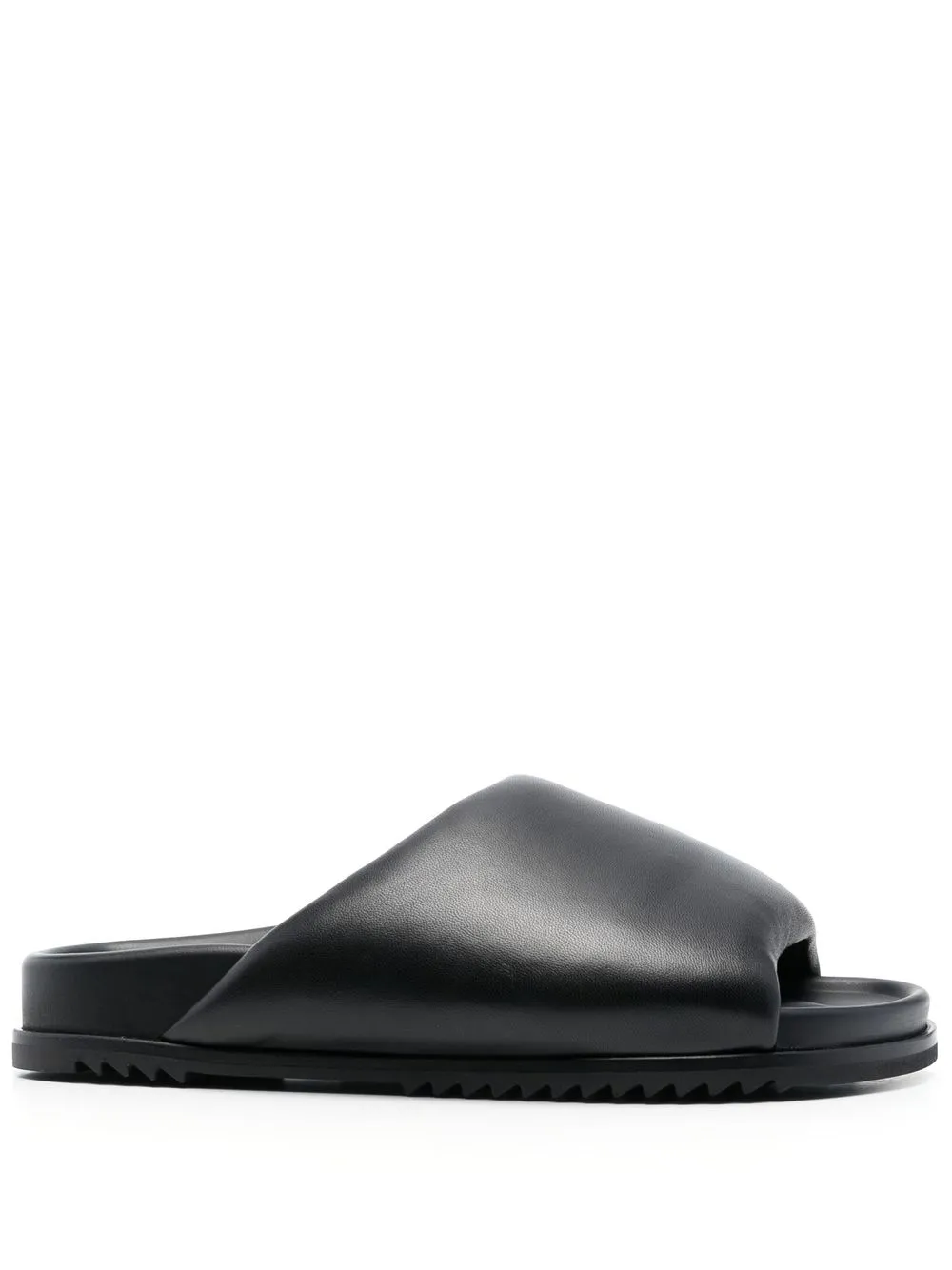 

Rick Owens sandalias abiertas con correa ancha - Negro