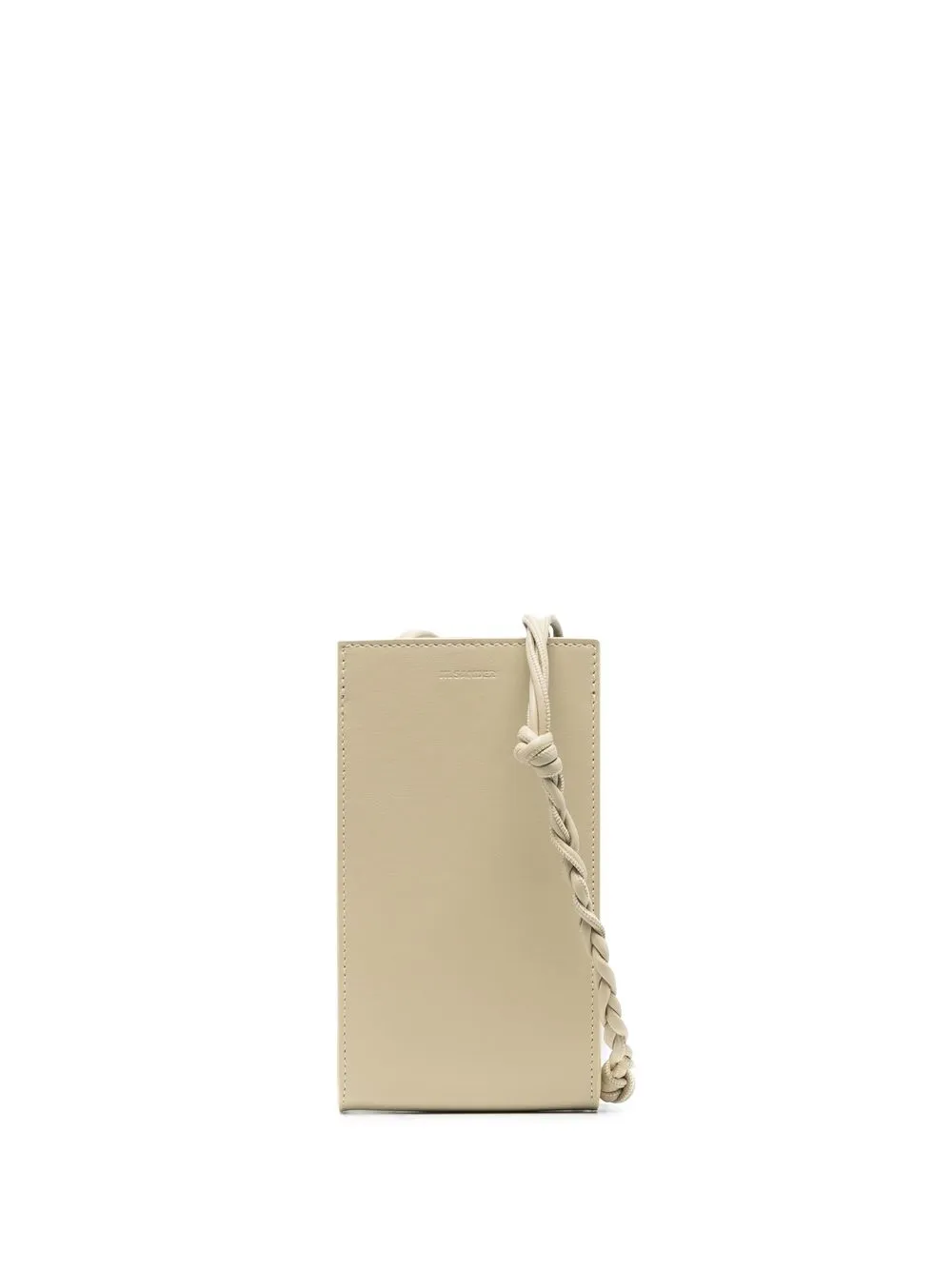 

Jil Sander embossed-logo rectangle shoulder bag - Neutrals