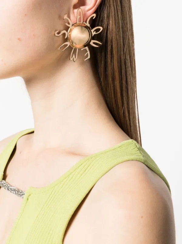 Jacquemus Les Boucles Paiva Sun Earrings - Farfetch