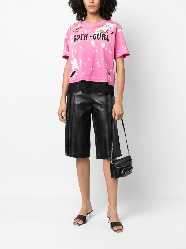 Dsquared2 ディースクエアード Goth Gurl ダメージ Tシャツ - Farfetch