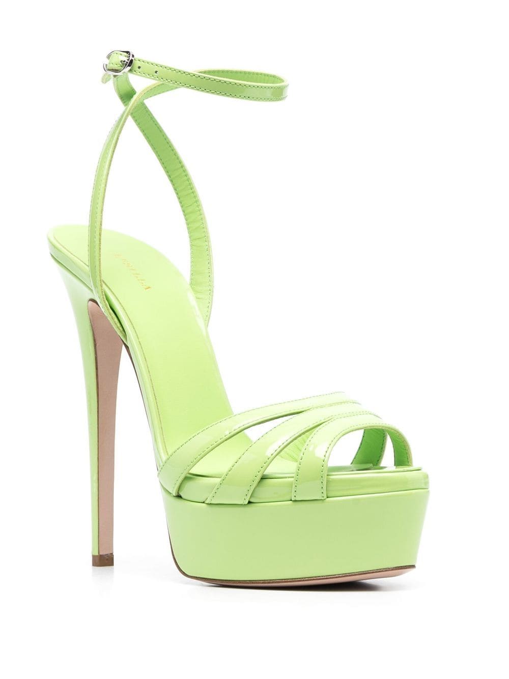 Shop Le Silla Lola Open-toe Sandals In Green