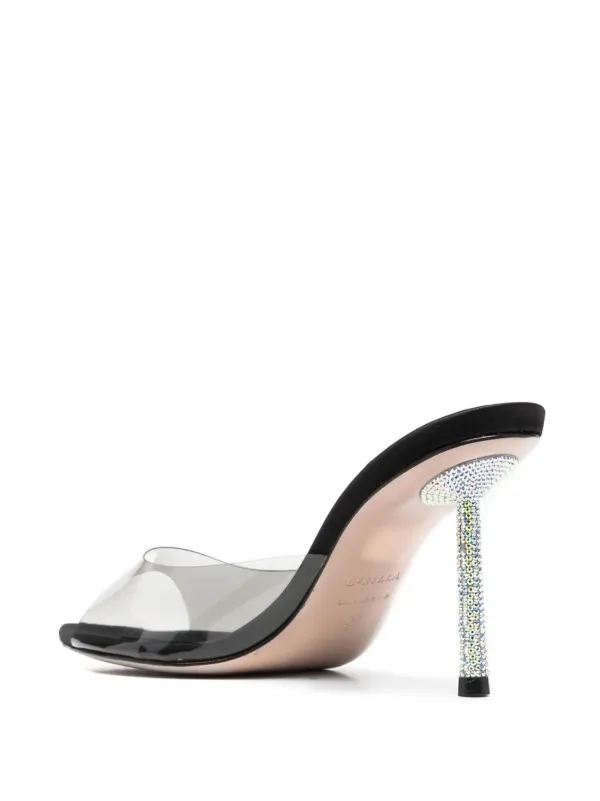 サンダル・ミュール LE SILLA Women Sandals 414267 8603M100R1PPKAB Black Le Silla 100mm slip-on Sandals | Black | FARFETCH CA