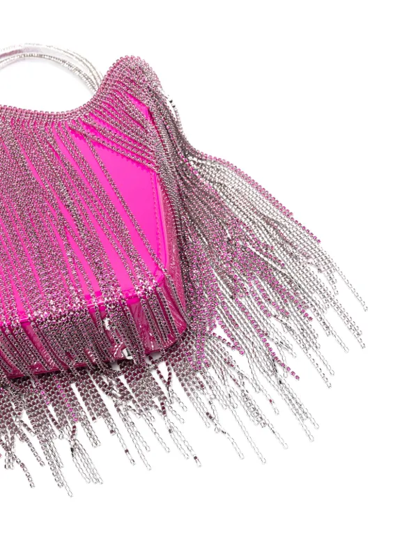 Pink sale fringe bag