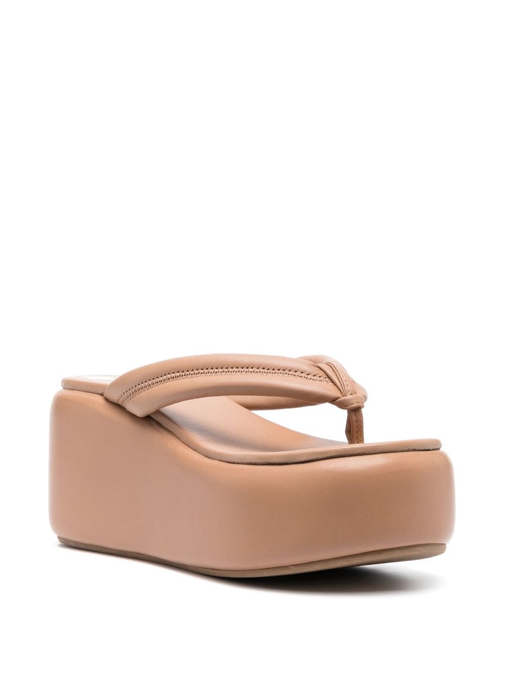 Le Silla Aiko 50mm wedge sandals - Bruin