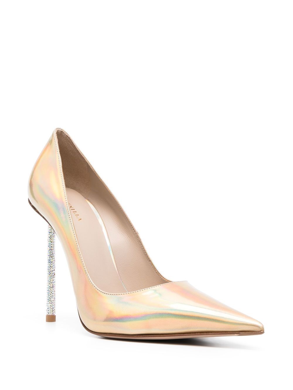 Le Silla Bella metallic pumps - Beige