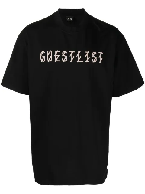44 LABEL GROUP Guest List graphic-print cotton T-shirt