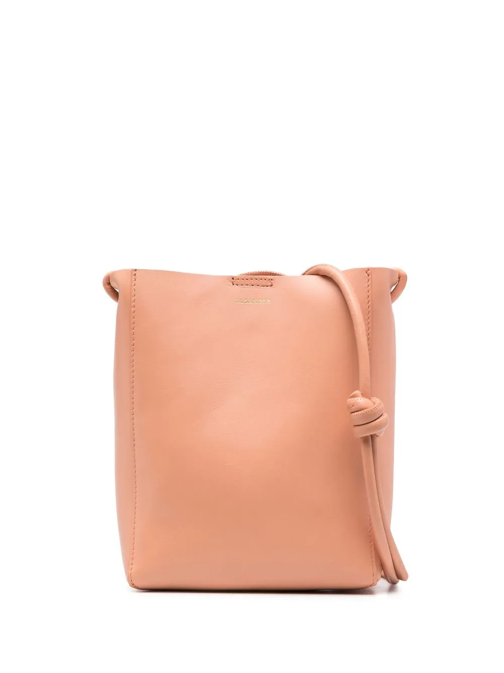 

Jil Sander knot-detail leather shoulder bag - Orange