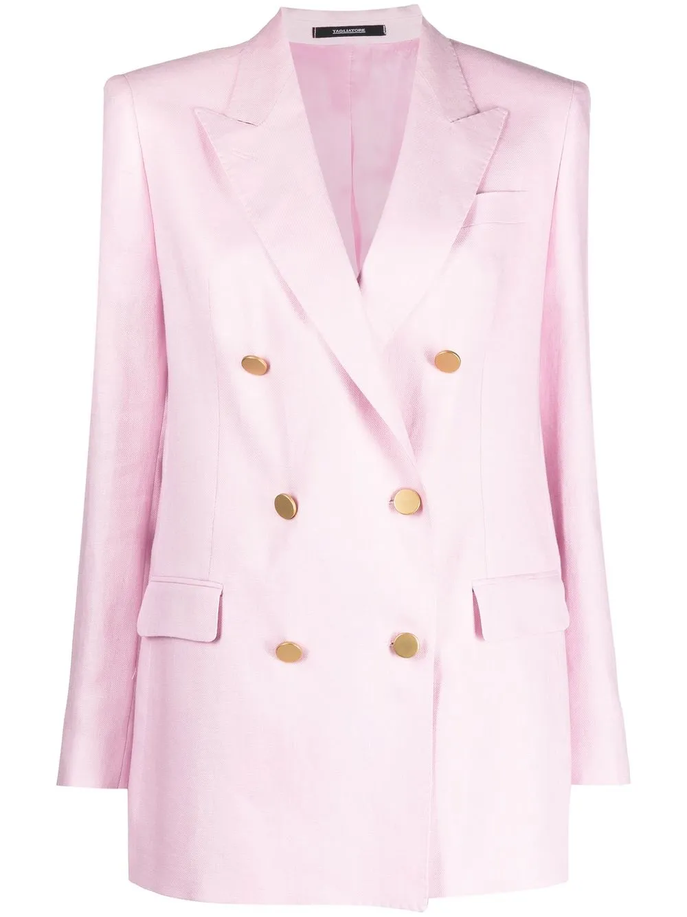 

Tagliatore double-breasted tailored blazer - Pink