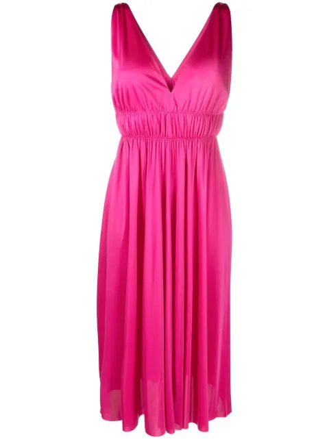 P.A.R.O.S.H. V-neck midi dress