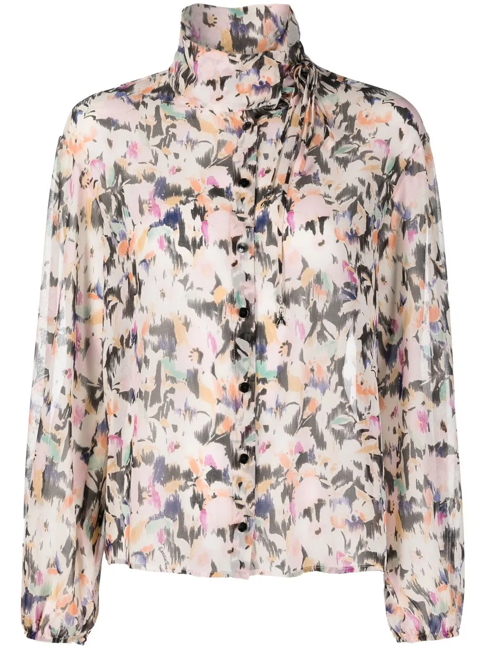 

Patrizia Pepe blusa con estampado floral - Neutro