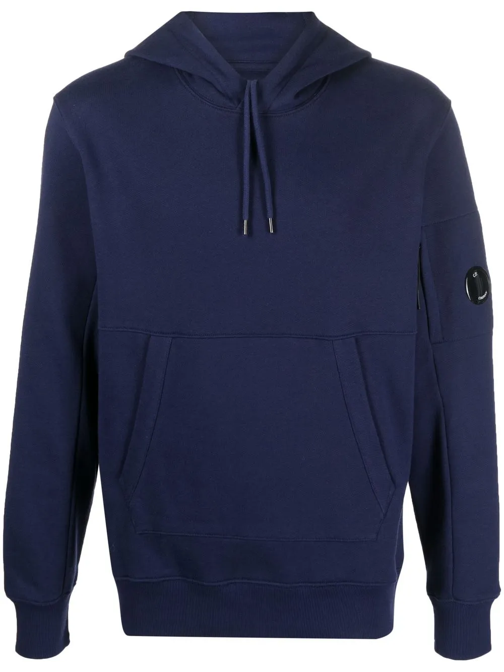 

C.P. Company hoodie con cordones y detalle Lens - Azul