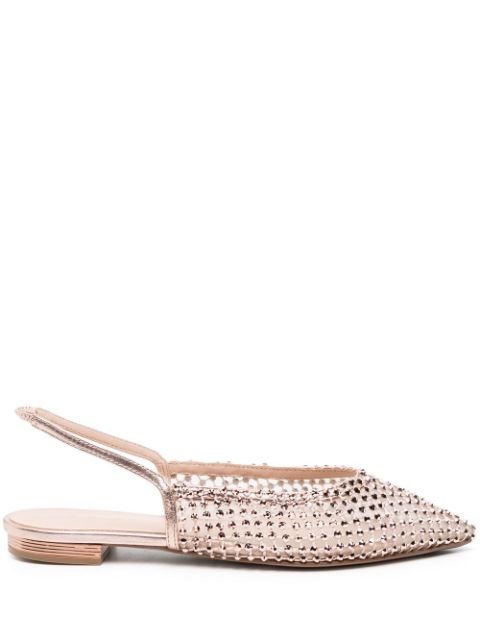 Le Silla Gilda crystal-embellished flat mules Women