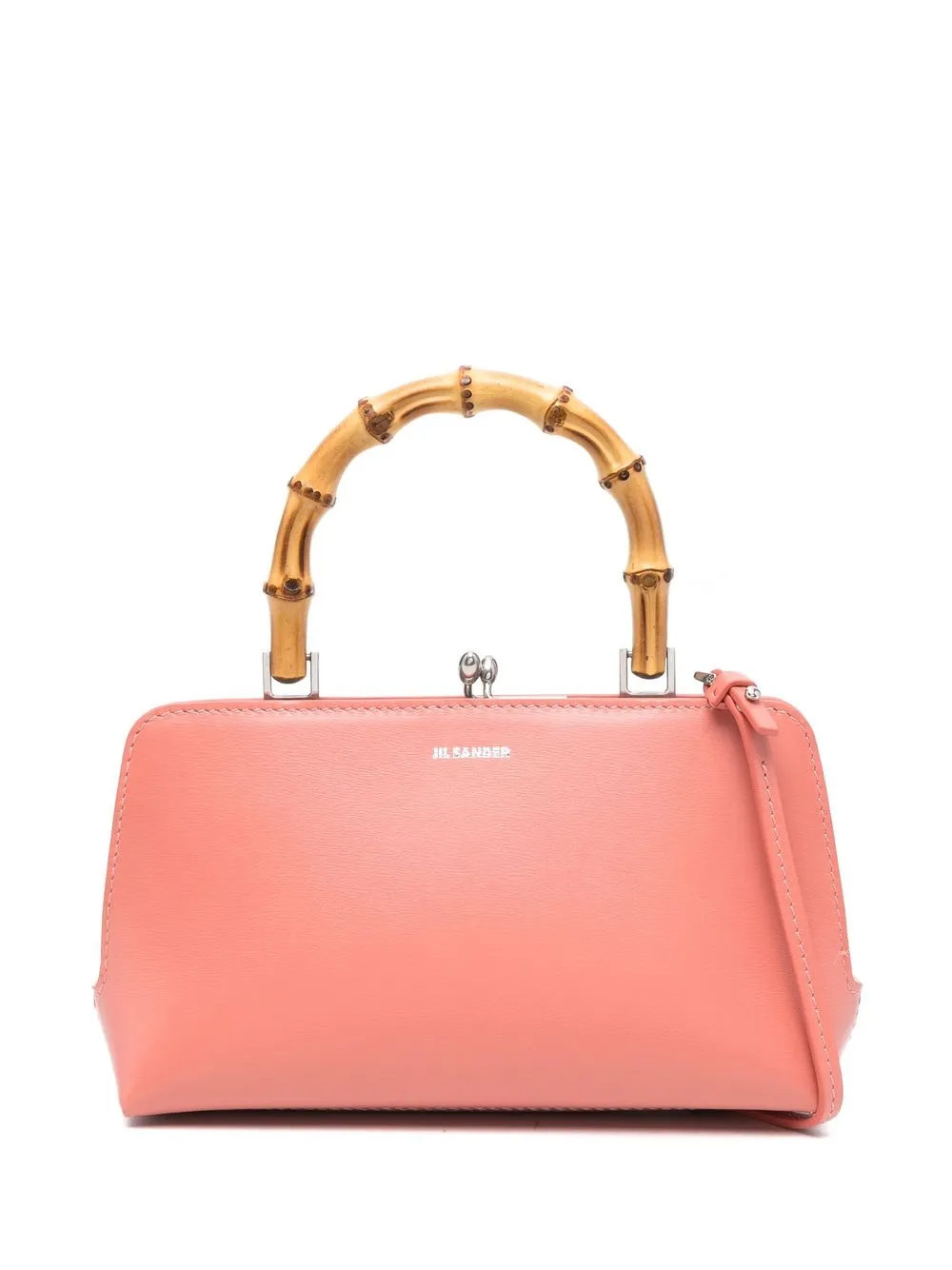 

Jil Sander mini Goji bamboo tote bag - Pink