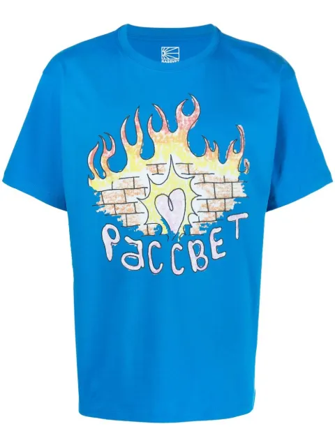  RASSVET graphic logo print T-shirt