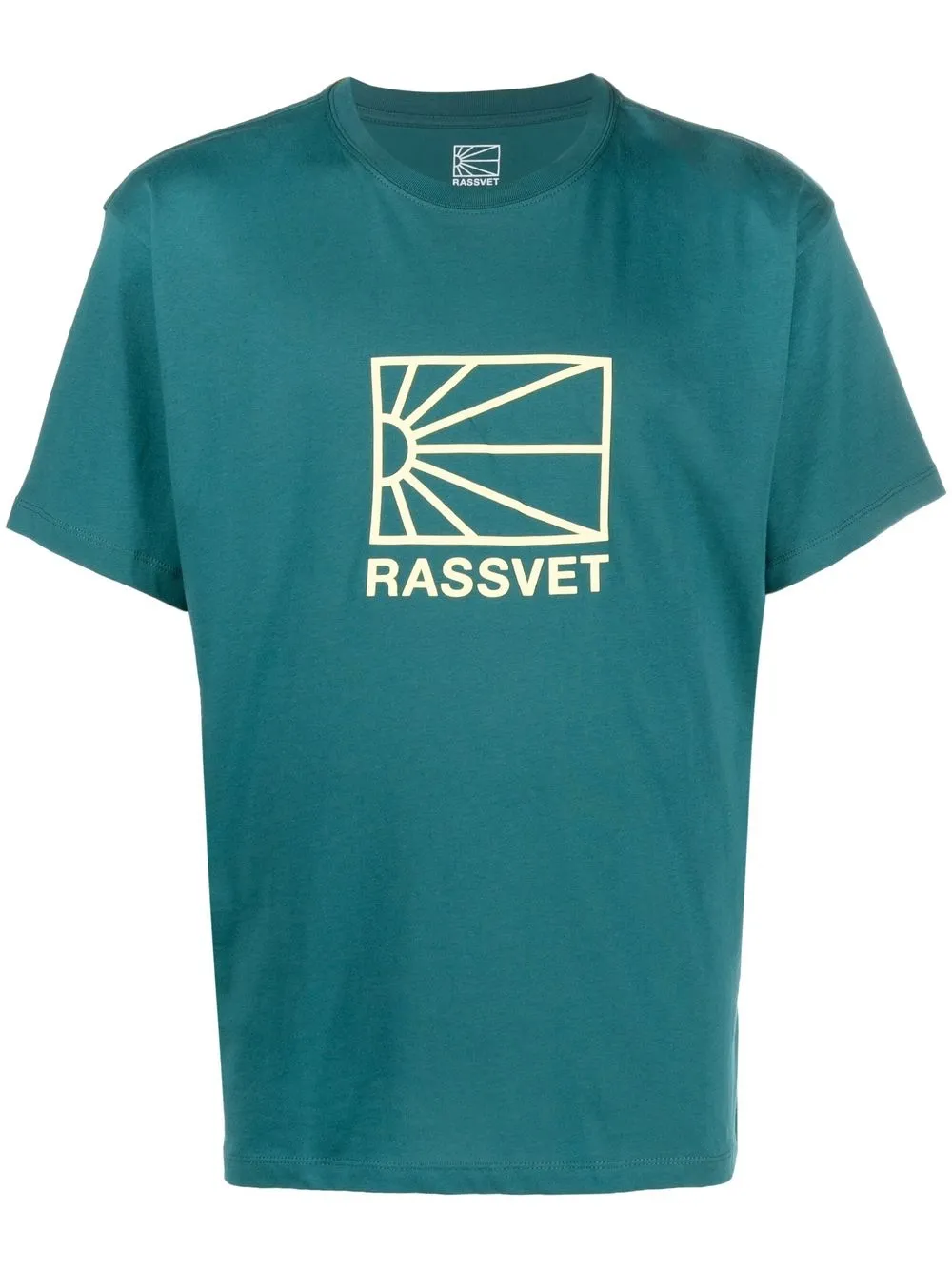 

PACCBET logo print short-sleeve T-shirt - Green