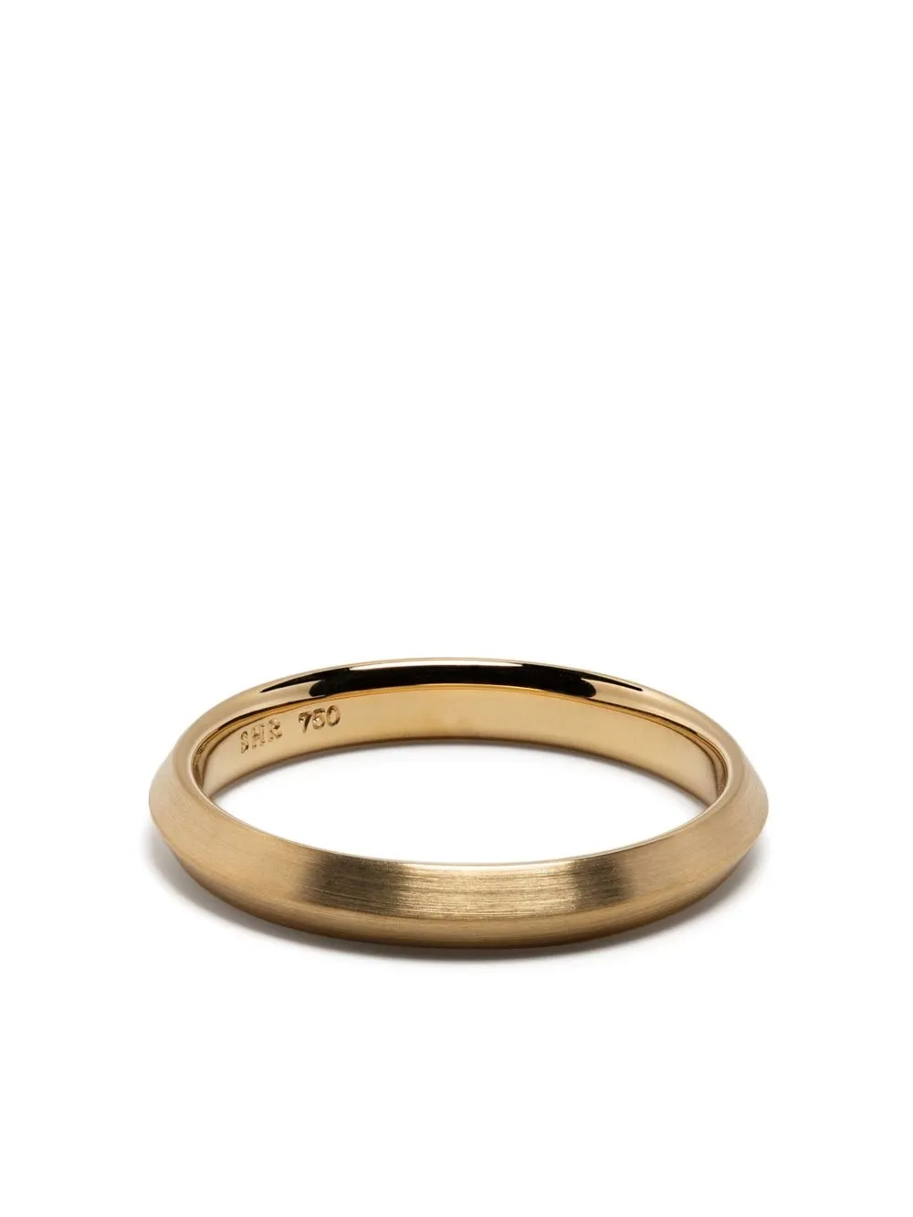 

Shihara 18kt yellow gold Edge 30 ring - EDGE MATTE RING 30