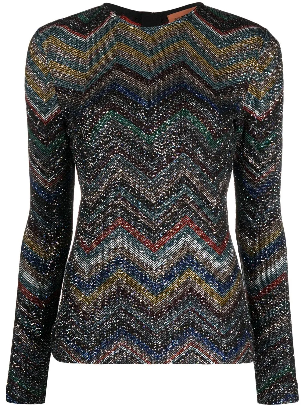 

Missoni zigzag crew-neck jumper - Black